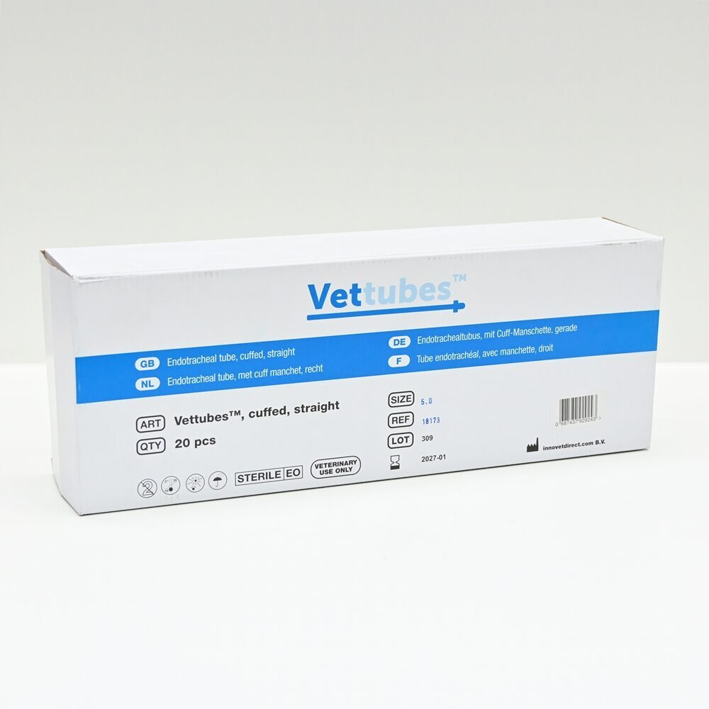 Vettubes Veterinärbedarf Endotrachealtubus mit Cuff-Manschette gerade 5,0 mm | 327621 Vettubes Veterinärbedarf Endotrachealtubus mit Cuff-Manschette gerade 5,0 mm | 327621
