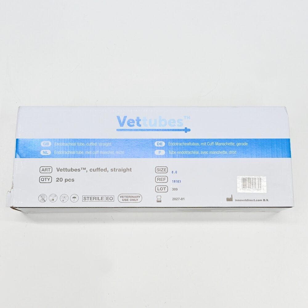 Vettubes Veterinärbedarf Endotrachealtubus mit Cuff-Manschette gerade 8,0 mm | 327675 Vettubes Veterinärbedarf Endotrachealtubus mit Cuff-Manschette gerade 8,0 mm | 327675