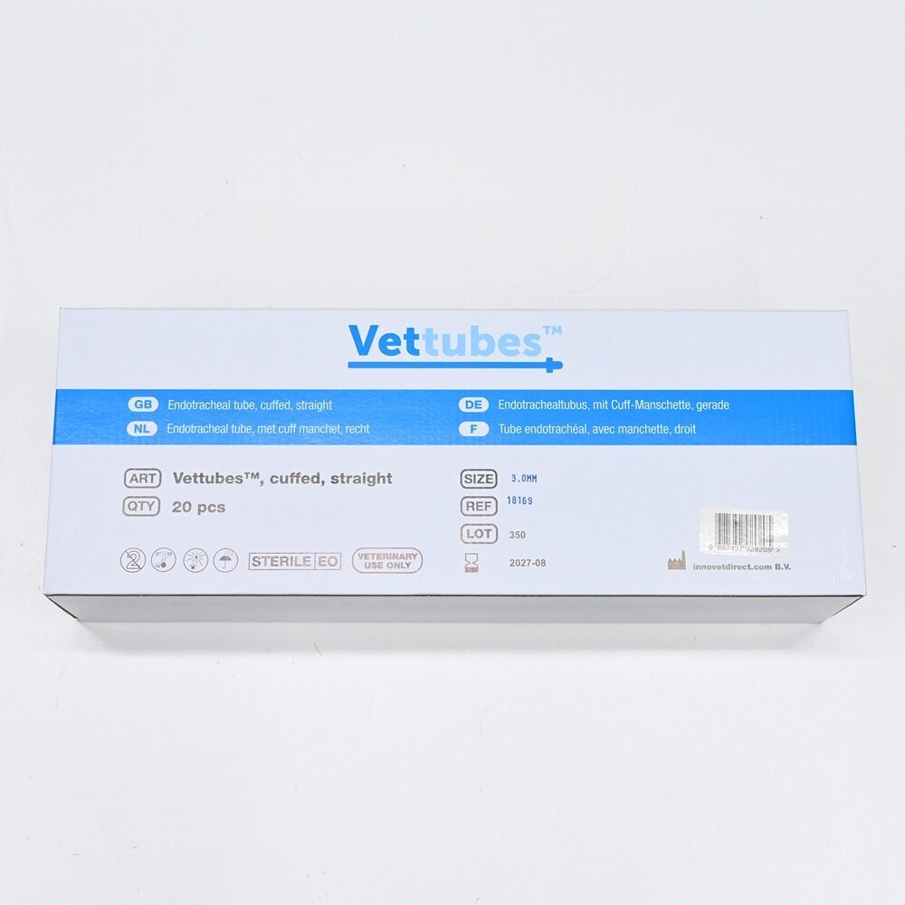 Vettubes Veterinärbedarf Endotrachealtubus mit Cuff-Manschette gerade 3,0 mm | 327686 Vettubes Veterinärbedarf Endotrachealtubus mit Cuff-Manschette gerade 3,0 mm | 327686