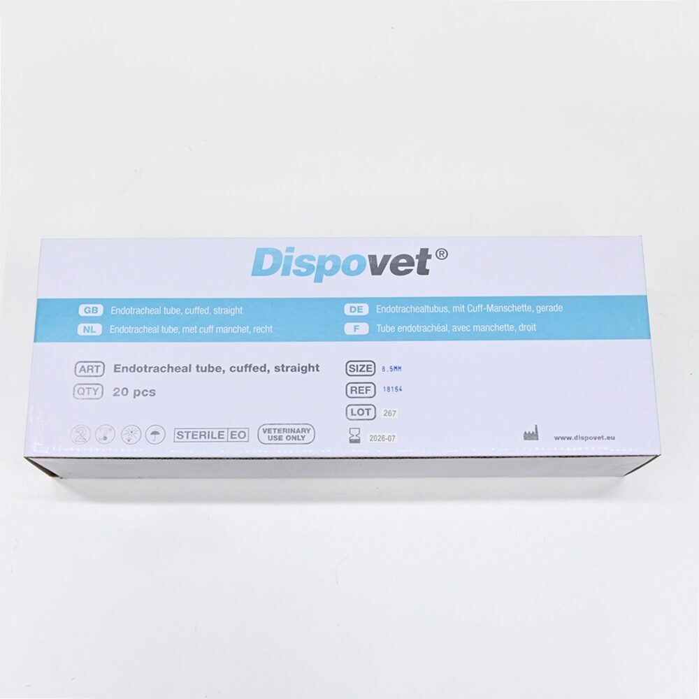 Dispovet Veterinärbedarf Endotrachealtubus mit Cuff-Manschette gerade 8,5 mm | 327709 Dispovet Veterinärbedarf Endotrachealtubus mit Cuff-Manschette gerade 8,5 mm | 327709