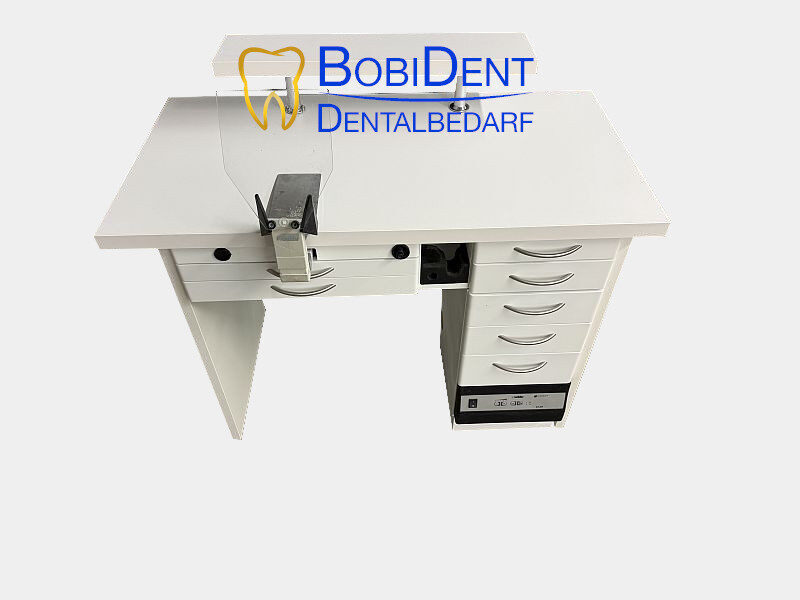FREUDING Labor Möbel Einzelarbeitsplatz / Labortisch Weiß – Dentalmöbel | 327870 FREUDING Labor Möbel Einzelarbeitsplatz / Labortisch Weiß – Dentalmöbel | 327870