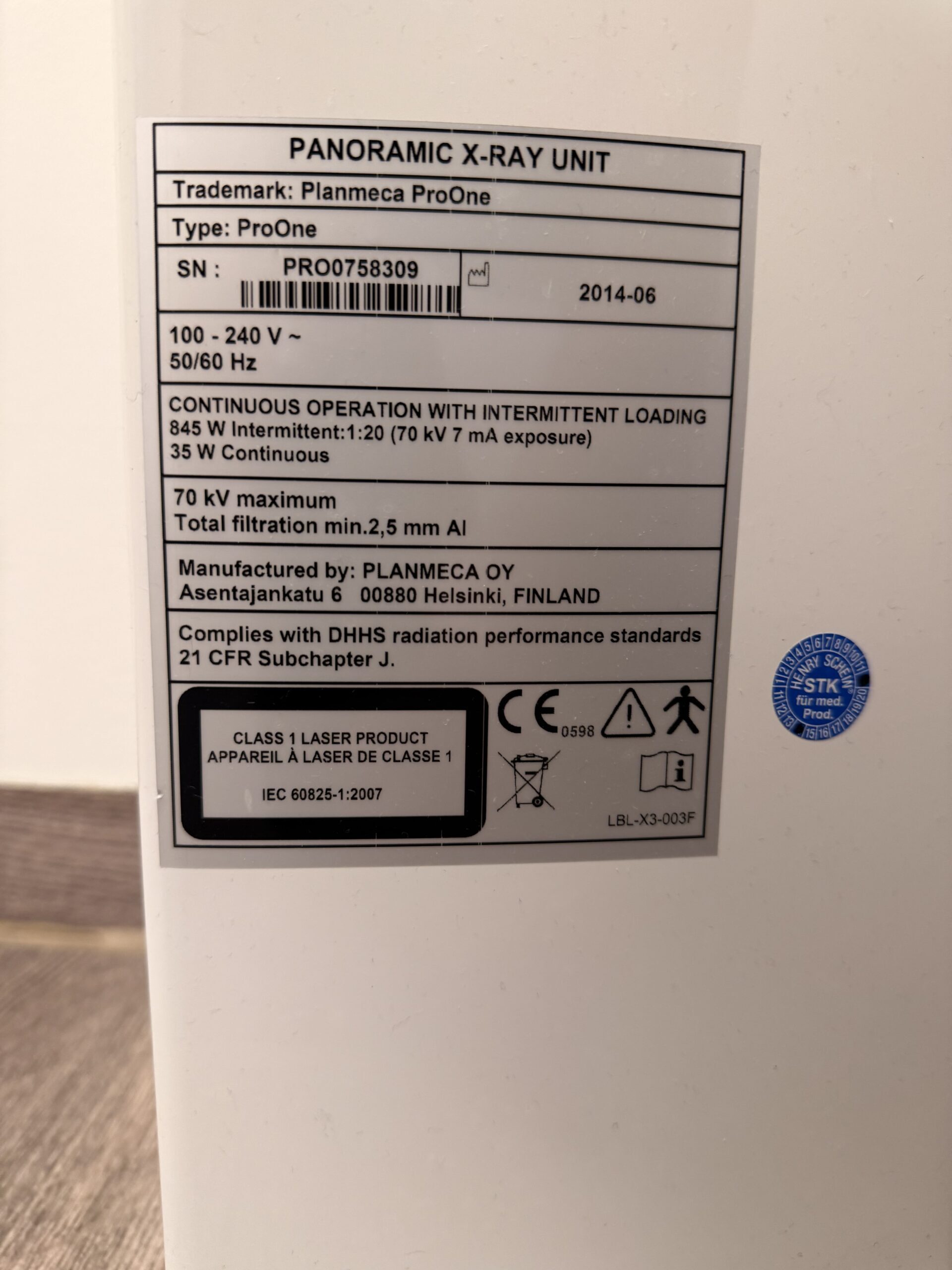 Planmeca ProOne zu verkaufen | 326862 Planmeca ProOne zu verkaufen | 326862