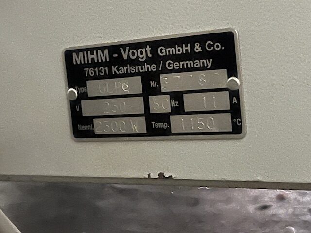 Mihm Vogt GLP 6 Vorwärmofen Zahntechnik Dental | 326013 Mihm Vogt GLP 6 Vorwärmofen Zahntechnik Dental | 326013
