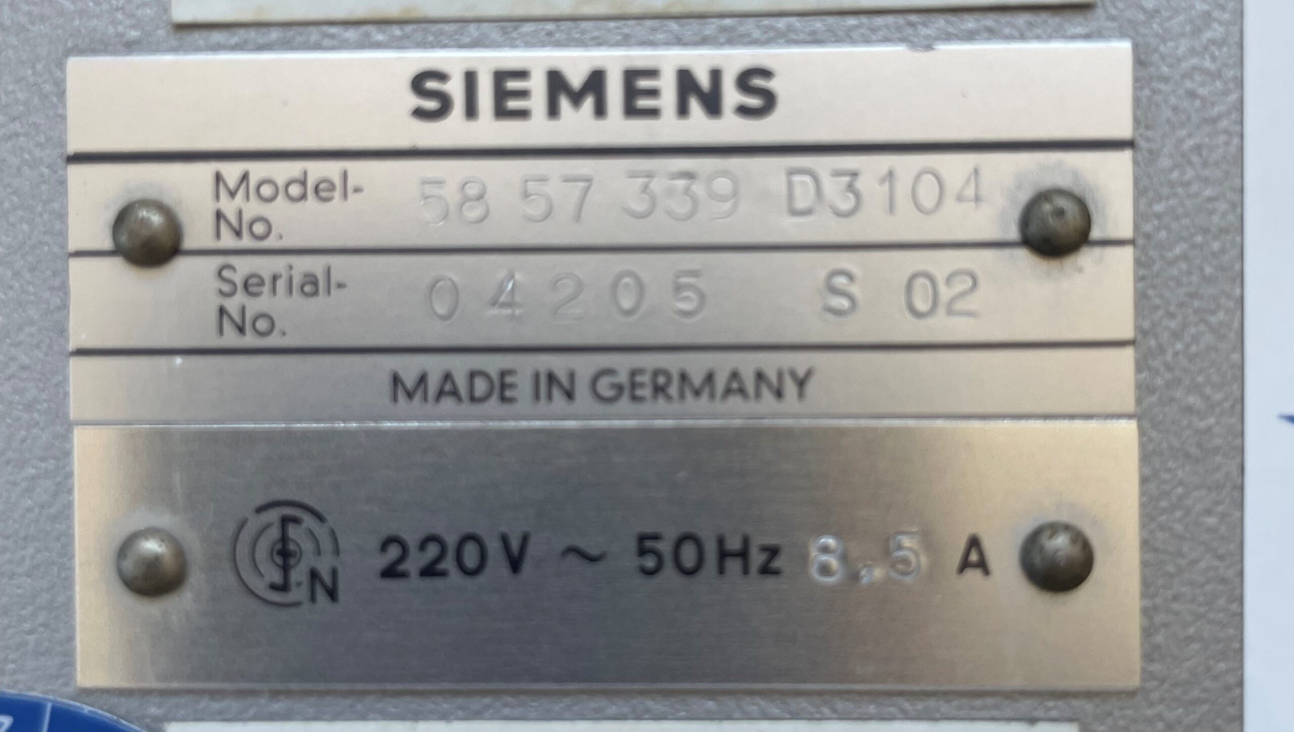 Siemens Heliodent 70 Komplett | 326247 Siemens Heliodent 70 Komplett | 326247