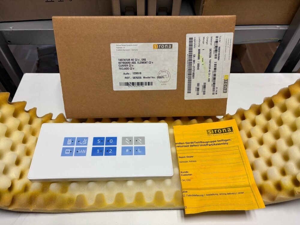 Sirona Tastatur C2+ / Ersatzteil Original / REF. 58 76 235 / NEU | 326786 Sirona Tastatur C2+ / Ersatzteil Original / REF. 58 76 235 / NEU | 326786