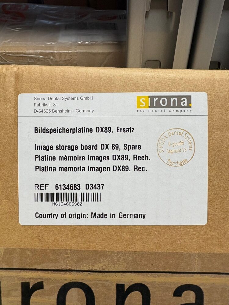 Sirona Bildspeicherplatine DX89 / Ersatzteil Original / REF. 61 34 683 / NEU, OVP | 326816 Sirona Bildspeicherplatine DX89 / Ersatzteil Original / REF. 61 34 683 / NEU, OVP | 326816