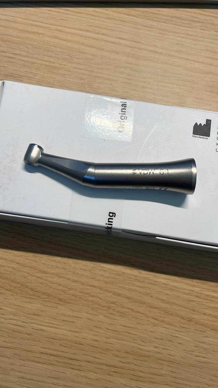 Sirona / VDW Winkelstück 6:1, für Gold + Silver Endo Motor, ohne Licht, 1 Stück | 327392 Sirona / VDW Winkelstück 6:1, für Gold + Silver Endo Motor, ohne Licht, 1 Stück | 327392