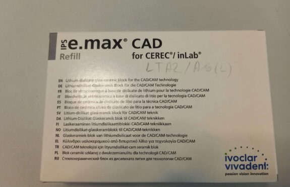 Ivoclar Vivadent IPS e.max CAD LT A2/A16 (L) — 5 Stück, original versiegelt | 328525