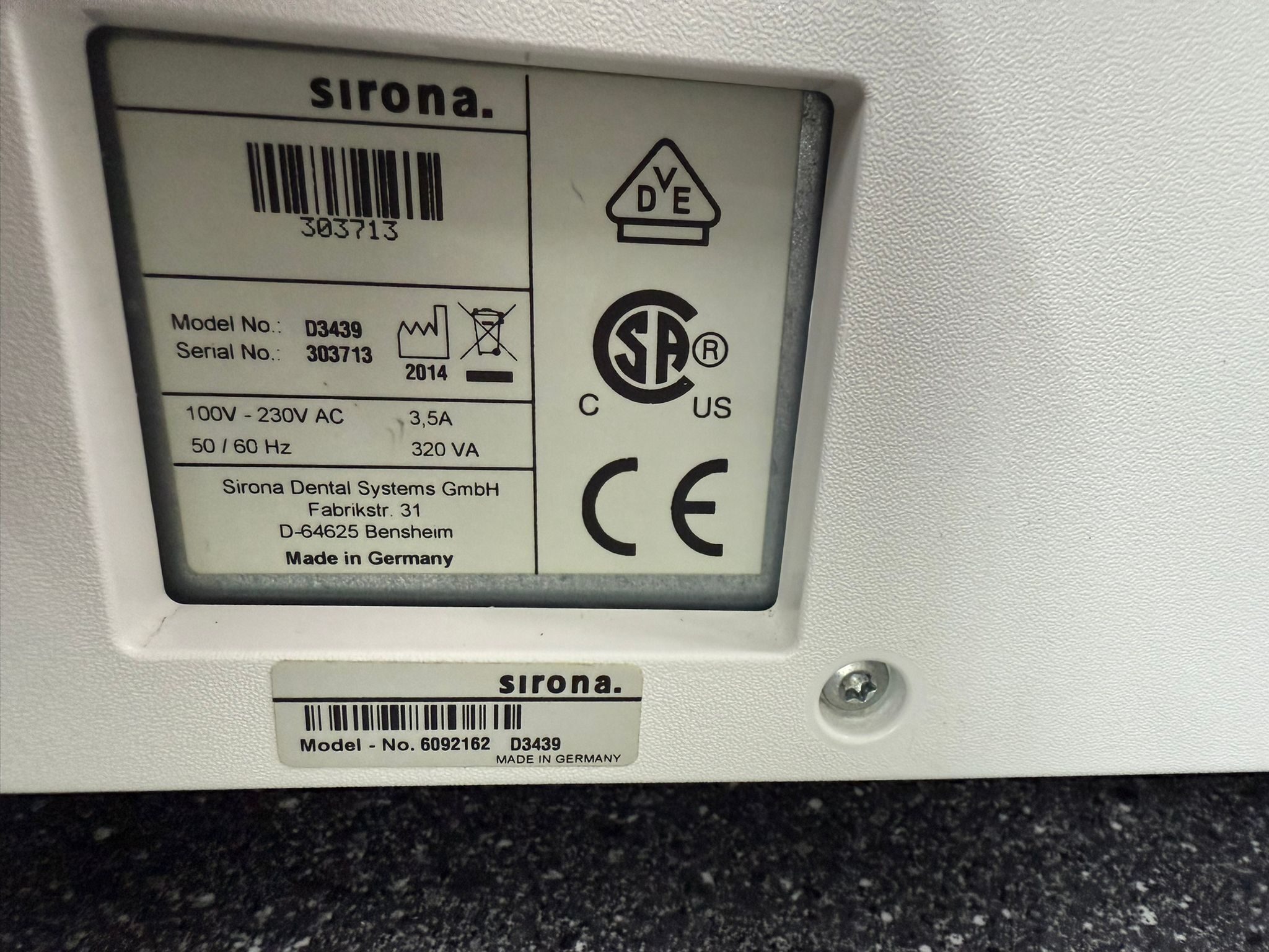 Sirona CEREC MC XL Premium Schleifmaschine Fräseinheit | 329836 Sirona CEREC MC XL Premium Schleifmaschine Fräseinheit | 329836