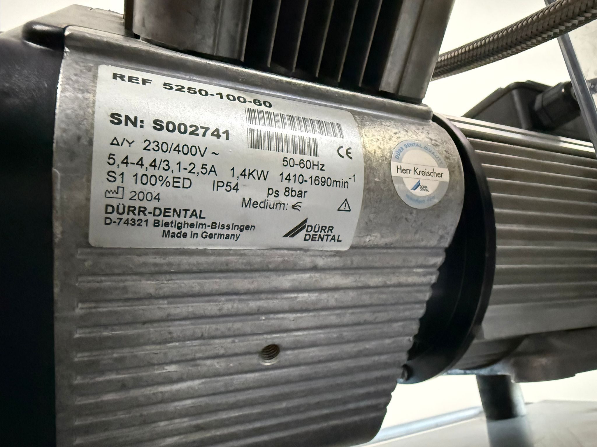 Dürr Dental Silver Airline DUO-TANDEM Kompressor Typ 4152-51 Membran Trocknung | 329851 Dürr Dental Silver Airline DUO-TANDEM Kompressor Typ 4152-51 Membran Trocknung | 329851