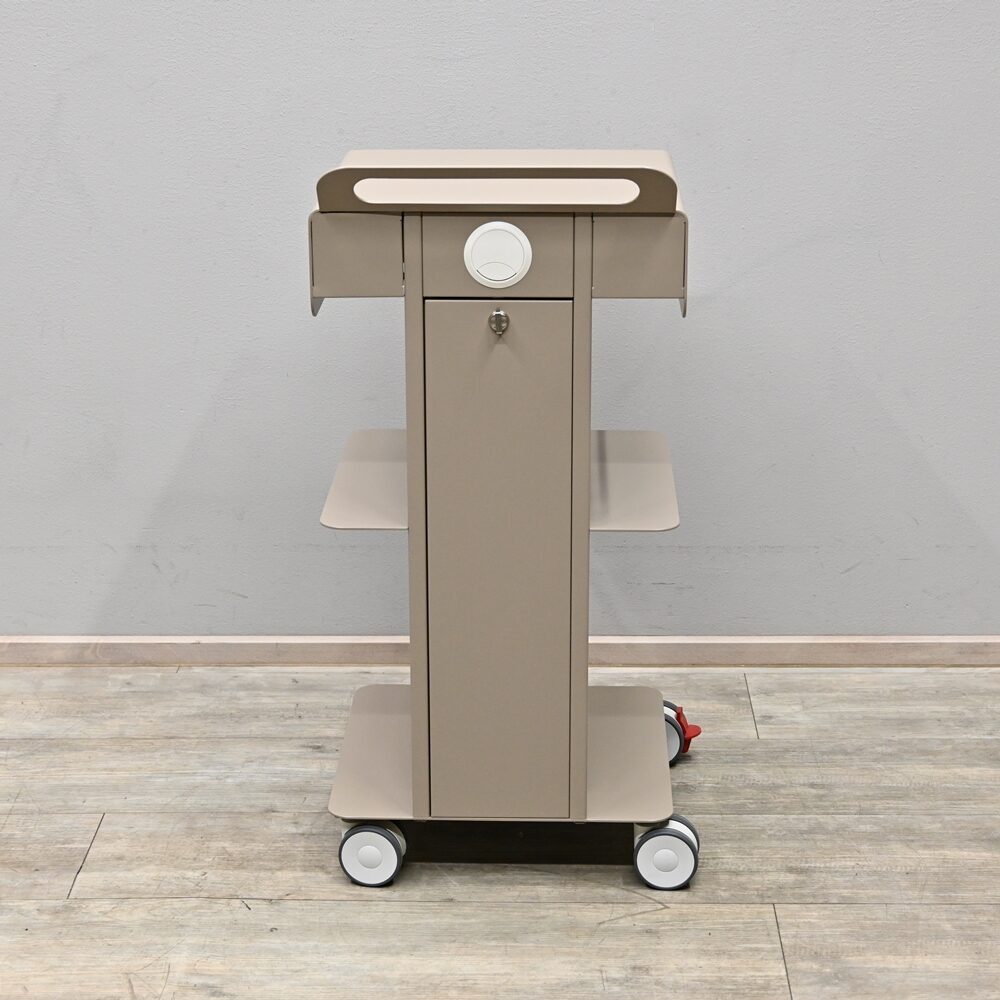 Edarredo Flexy 4C Cart Gerätewagen mit Schublade, Sand, Aussteller | 329566 Edarredo Flexy 4C Cart Gerätewagen mit Schublade, Sand, Aussteller | 329566