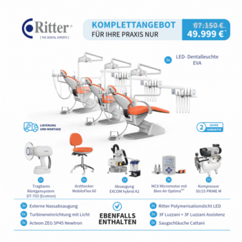 Ritter Komplettpaket – Vollausstattung für Ihre Zahnarztpraxis! | 328924