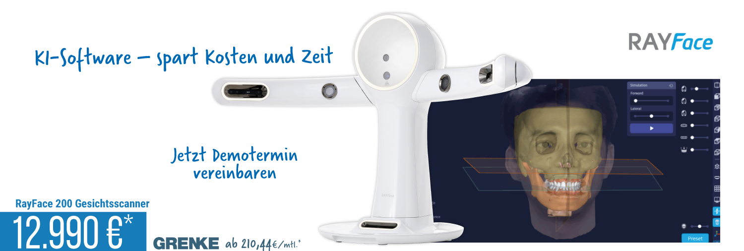 Gesichtsscanner RayFace 200: Das 5D-Konzept in der Zahnmedizin | 328698 Gesichtsscanner RayFace 200: Das 5D-Konzept in der Zahnmedizin | 328698