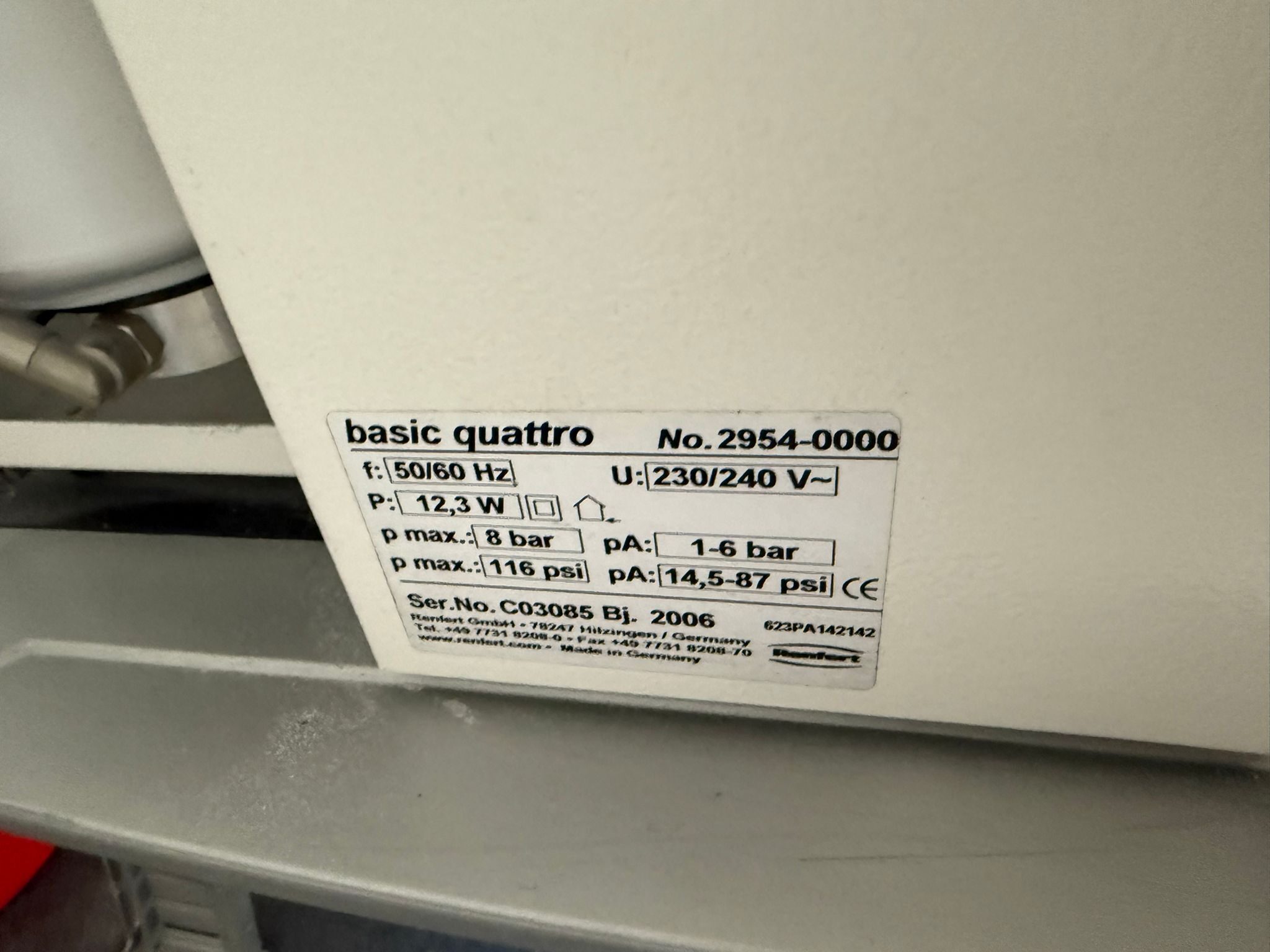 Renfert Basic Quattro 4-Kammer Sandstrahler Labor Dental Technicker | 331336 Renfert Basic Quattro 4-Kammer Sandstrahler Labor Dental Technicker | 331336