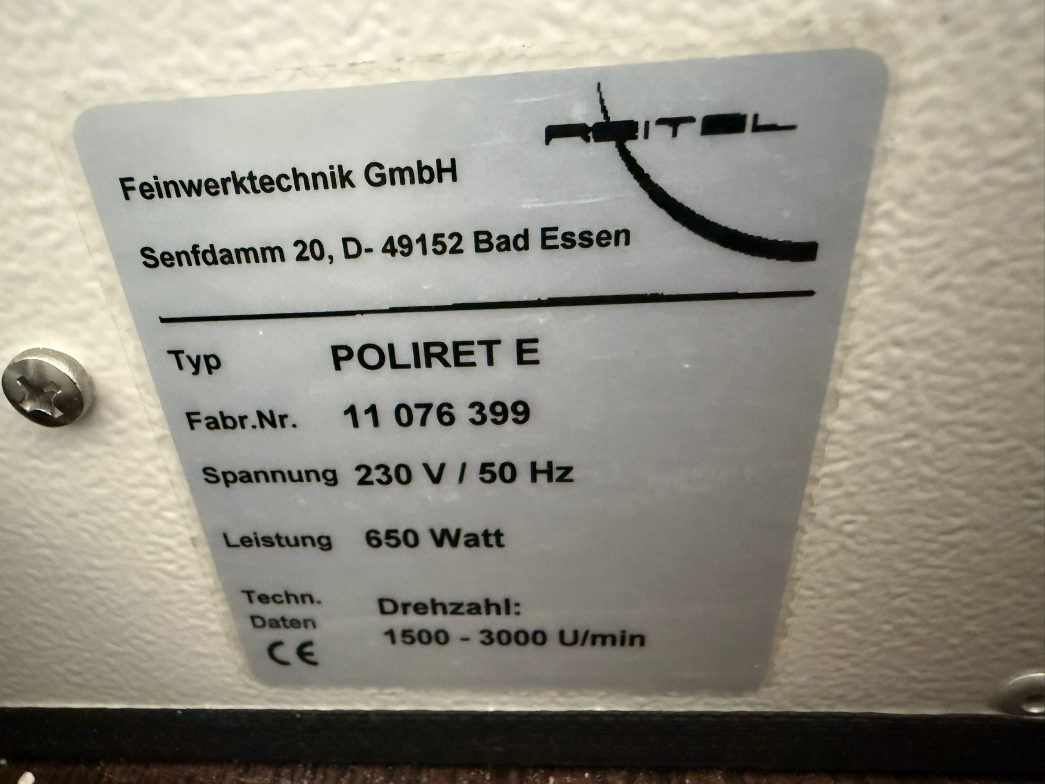 REITEL Dentallabor Poliereinheit Dental Poliermaschine mit Licht und Absaugbox | 330860 REITEL Dentallabor Poliereinheit Dental Poliermaschine mit Licht und Absaugbox | 330860