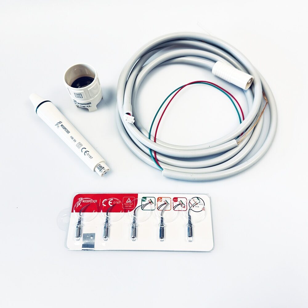 Woodpecker HW-3H Ultraschall Scaler Bundle mit Schlauch, Spitzen, Drehmomentschlüssel | 330781 Woodpecker HW-3H Ultraschall Scaler Bundle mit Schlauch, Spitzen, Drehmomentschlüssel | 330781