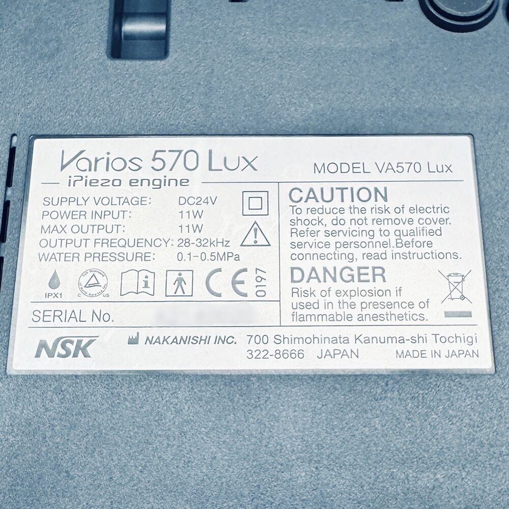 NSK Varios 570 kompakter Ultraschall Scaler mit Licht gebraucht | 331530 NSK Varios 570 kompakter Ultraschall Scaler mit Licht gebraucht | 331530