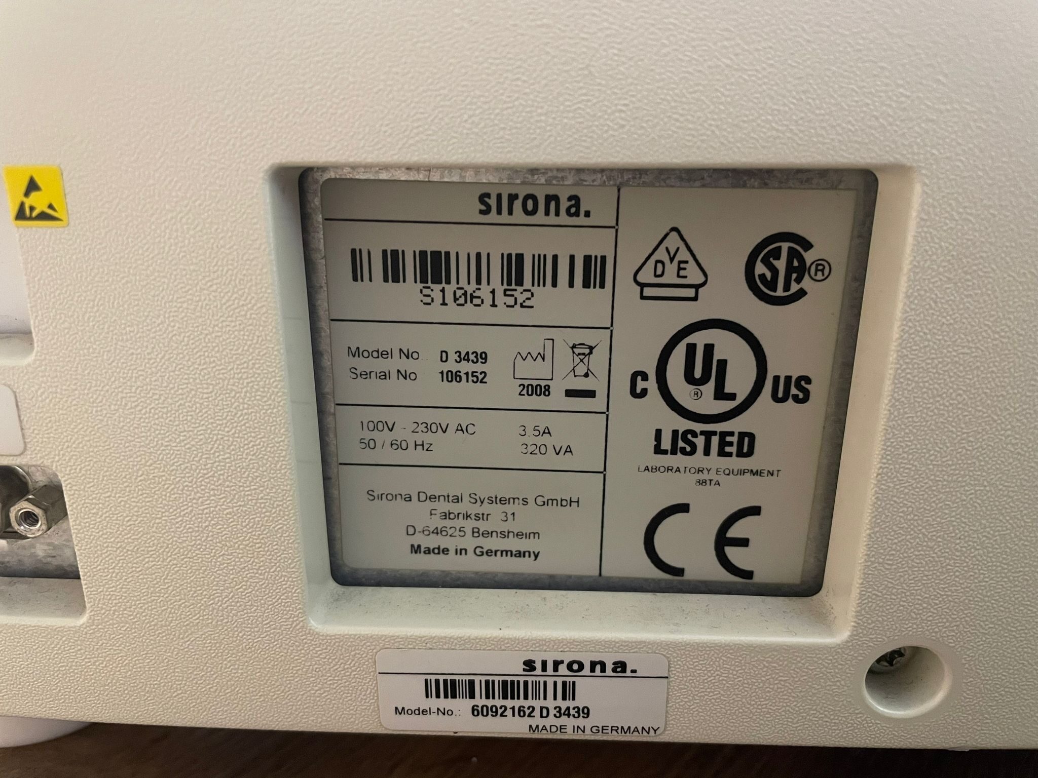 Sirona CEREC MC XL Schleifeinheit milling machine Fräse Dental CAD CAM | 330841 Sirona CEREC MC XL Schleifeinheit milling machine Fräse Dental CAD CAM | 330841