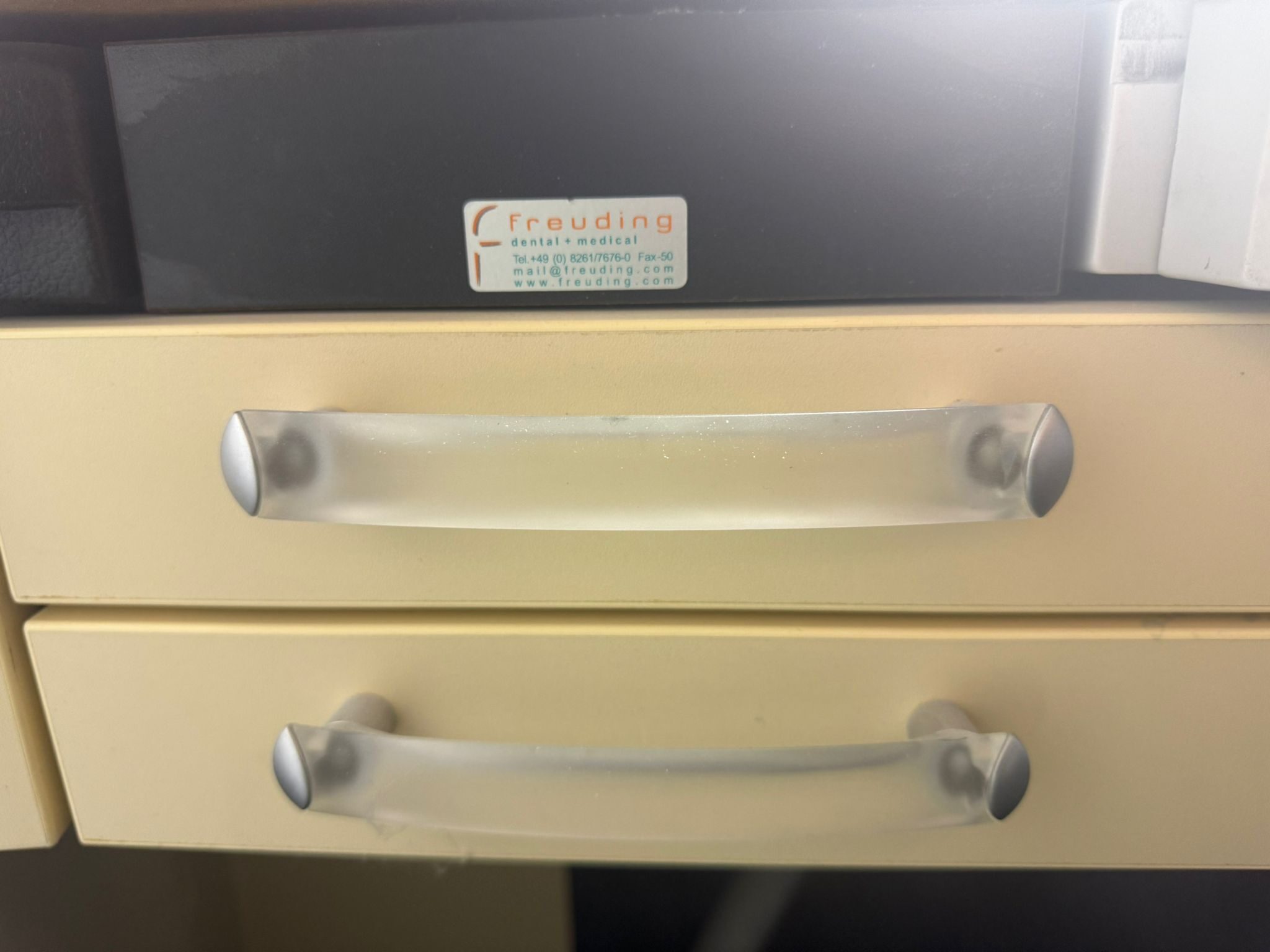 Freudig Arbeitsplätze für 2 Technicker Tisch Arbeitszeile Labor Dental Bambuszeile TOP! | 330850 Freudig Arbeitsplätze für 2 Technicker Tisch Arbeitszeile Labor Dental Bambuszeile TOP! | 330850