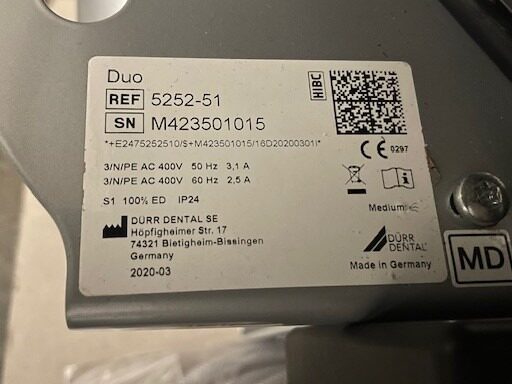 Kompressor Dürr Duo 5252-51 400V gebraucht | 330635 Kompressor Dürr Duo 5252-51 400V gebraucht | 330635