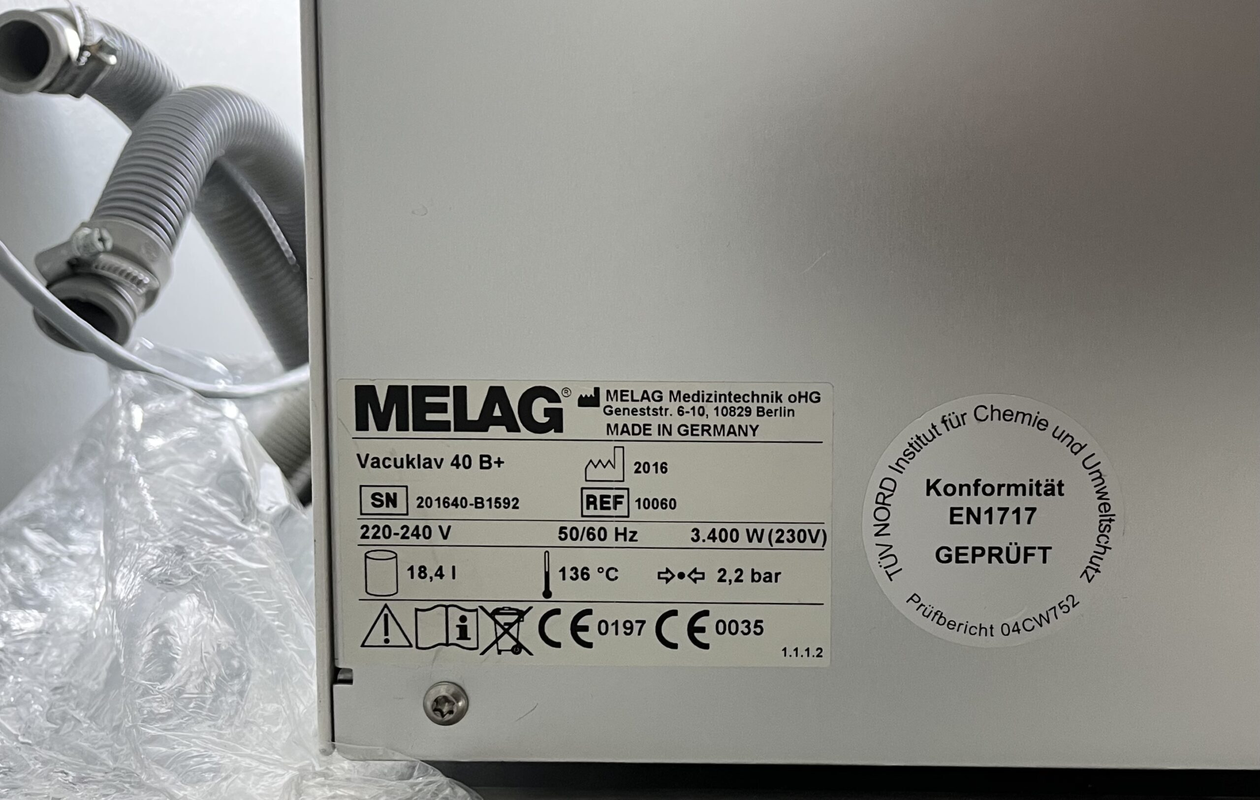 Melag Vacuclav 40B+ zu verkaufen – gebraucht | 330631 Melag Vacuclav 40B+ zu verkaufen – gebraucht | 330631