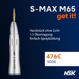 NSK Get it! Aktion: Handstück S-Max M65 NSK Get it! Aktion: Handstück S-Max M65