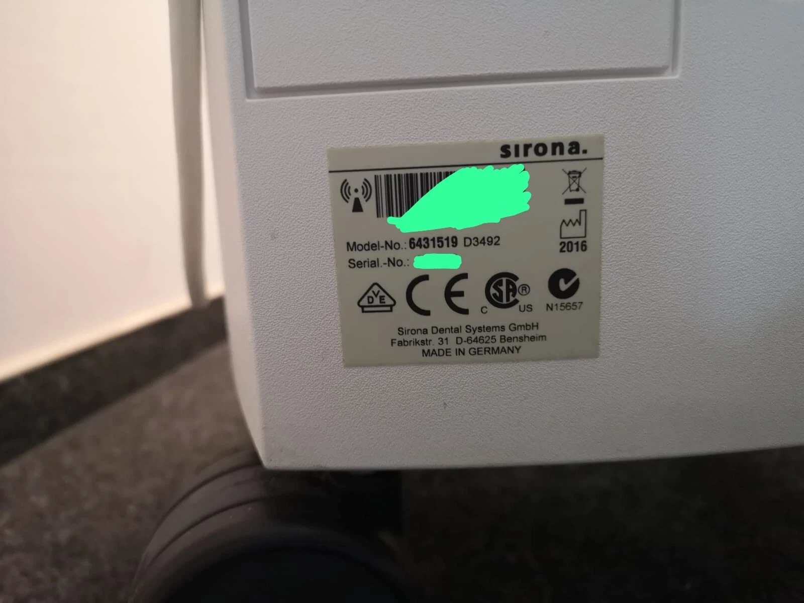 Dentsply Sirona Omnicam Intraoralscanner 3D Scanner CAD / CAM | 330514