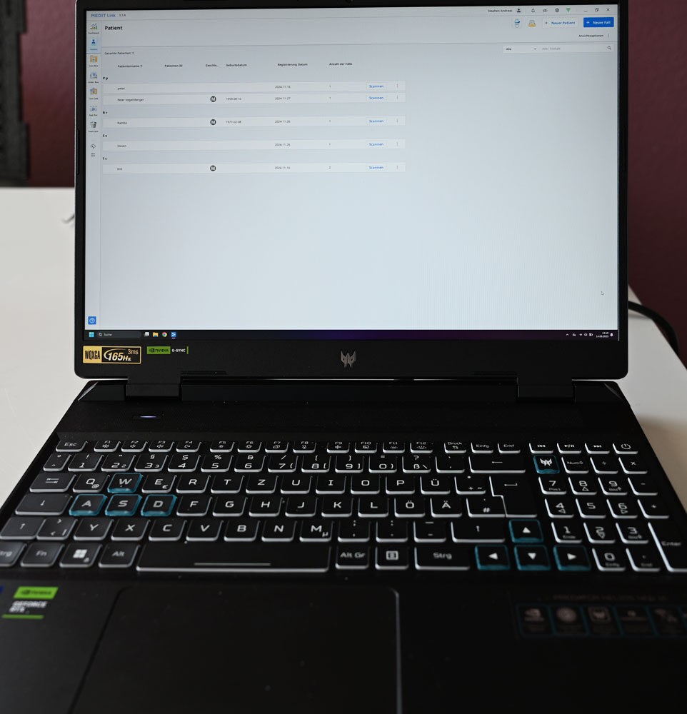 Im Auftrag: Intraoral-Scanner Medit I700 plus Highend-Notebook, kurz getestet, nie am Patienten eingesetzt | 331460 Im Auftrag: Intraoral-Scanner Medit I700 plus Highend-Notebook, kurz getestet, nie am Patienten eingesetzt | 331460