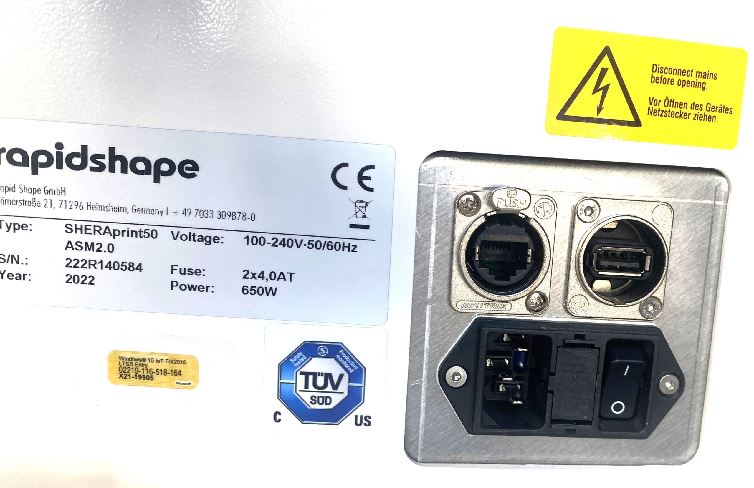 3D Drucker Sheraprint50 ASM 2.0 Baujahr 2022, wie neu | 331145 3D Drucker Sheraprint50 ASM 2.0 Baujahr 2022, wie neu | 331145