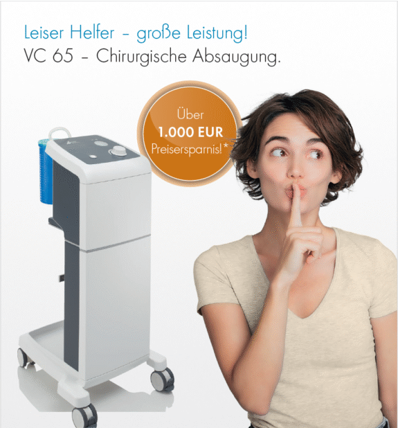 attraktive Sonderpreise für die chirurgische Absaugung ´VC 65 | 332326