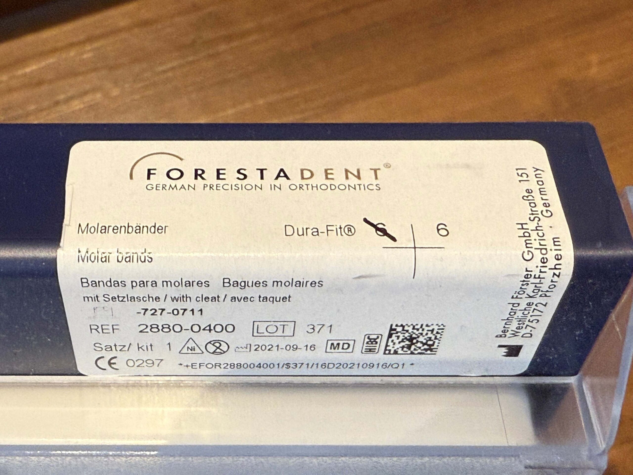 Forestadent Molarenbänder (Mischsortiment) | 332887 Forestadent Molarenbänder (Mischsortiment) | 332887