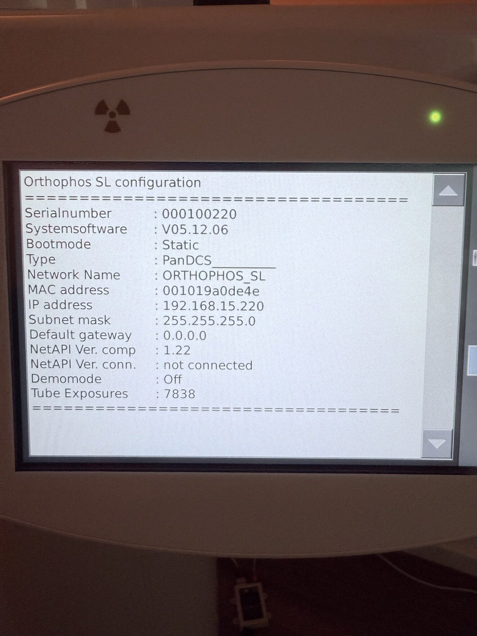Sirona ORTHOPHOS SL 2D – 2015 | 332057 Sirona ORTHOPHOS SL 2D – 2015 | 332057