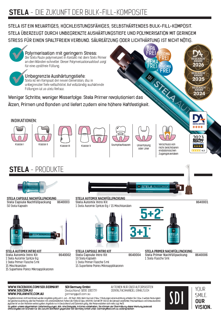 SDI ANGEBOTE | BULK-FILL-KOMPOSITE STELA | 386858