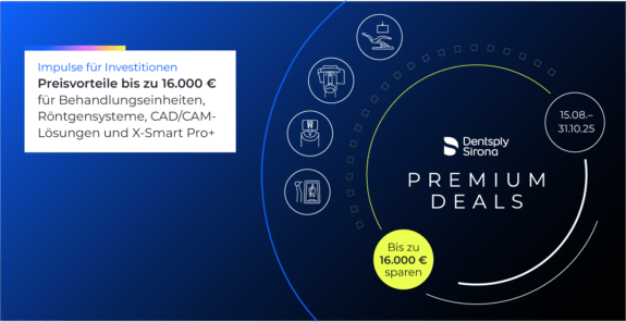 Dentsply Sirona Premium Deals mit Preisvorteilen von bis zu 16.000,00 € | 331887
