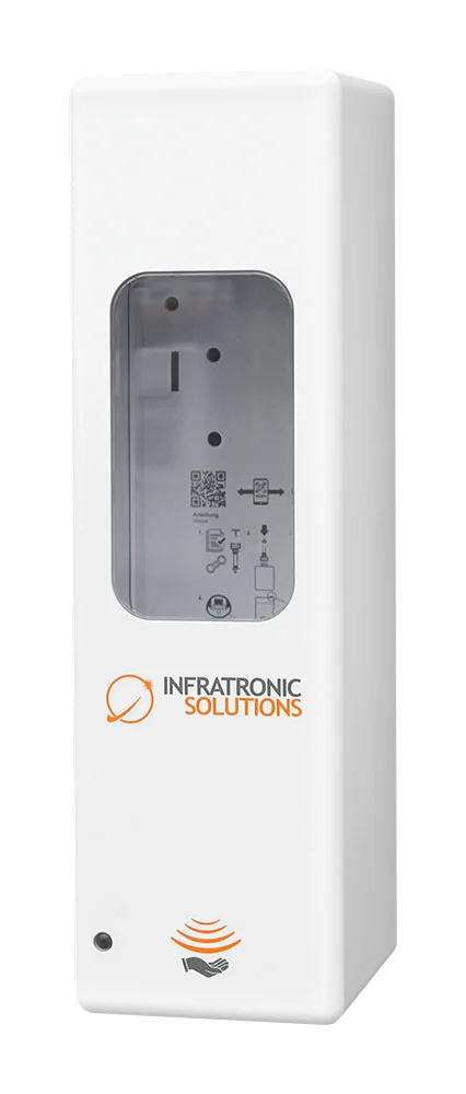 Hygienespender IT 1000 AW Euro-2 weiß inkl. Batterie-Set und Flaschenadapter Gesamtpaket | 332746