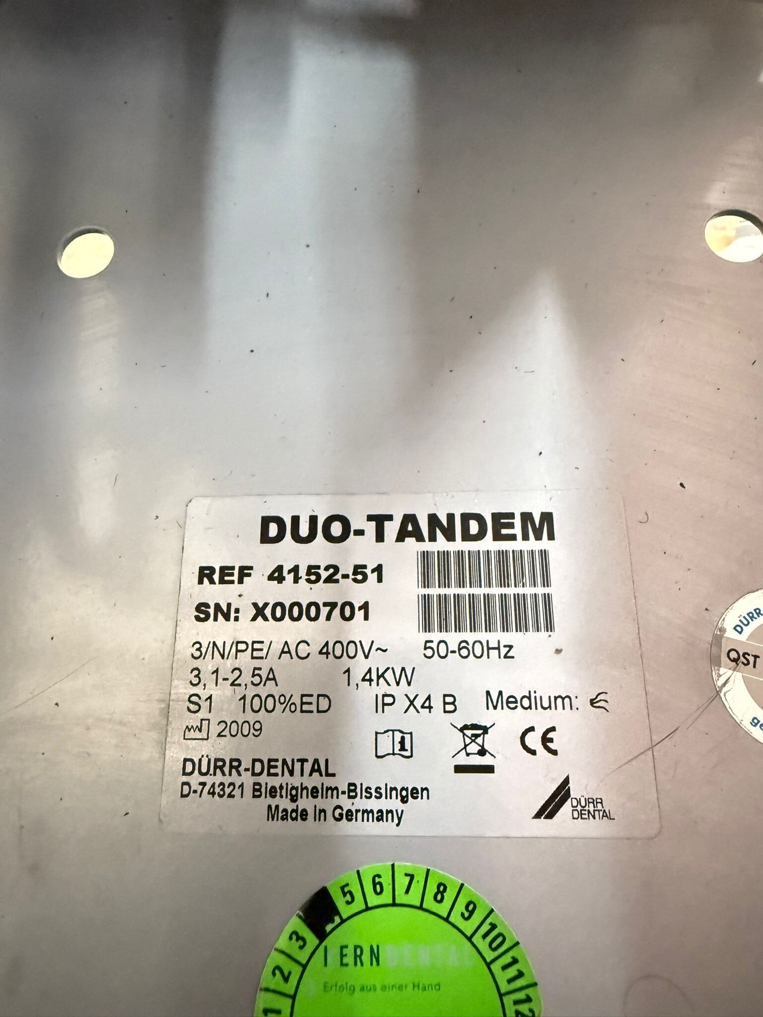 Dürr Dental Duo Tandem 4252-51 Silver 4x Zylinder Kompressor Membrantrocknung | 333758 Dürr Dental Duo Tandem 4252-51 Silver 4x Zylinder Kompressor Membrantrocknung | 333758