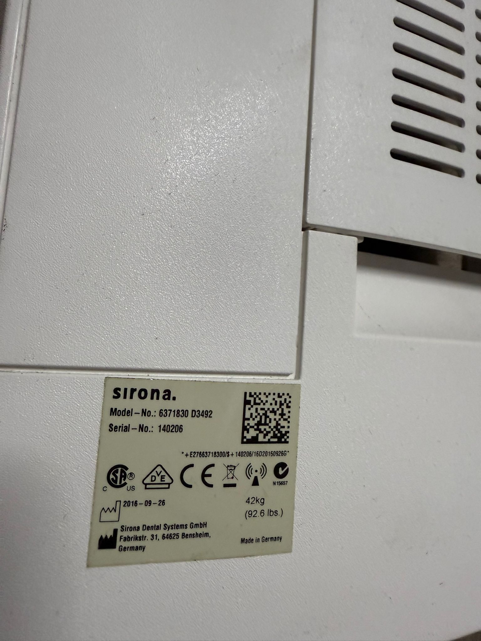 Dentsply Sirona CEREC Omnicam / Aufnahmeeinheit / SW 5.3 / PC 5.2.1 / Windows 10 | 333682 Dentsply Sirona CEREC Omnicam / Aufnahmeeinheit / SW 5.3 / PC 5.2.1 / Windows 10 | 333682