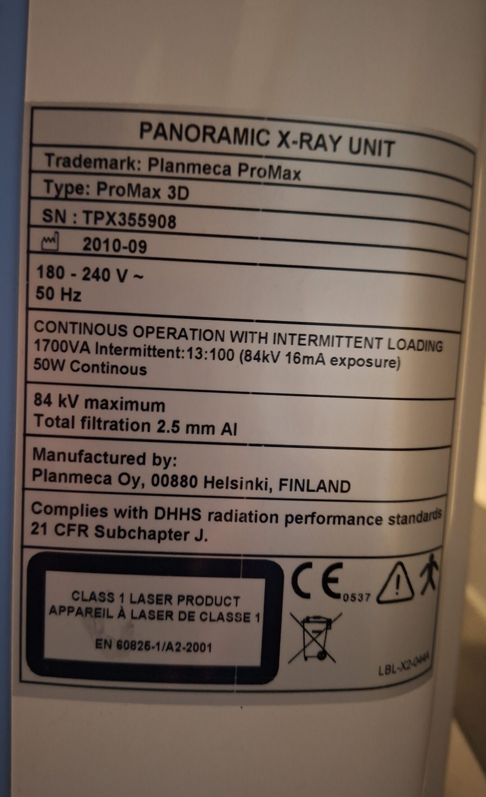 Planmeca Promax 3D/2D 8×8 *Reserviert* | 333600 Planmeca Promax 3D/2D 8×8 *Reserviert* | 333600