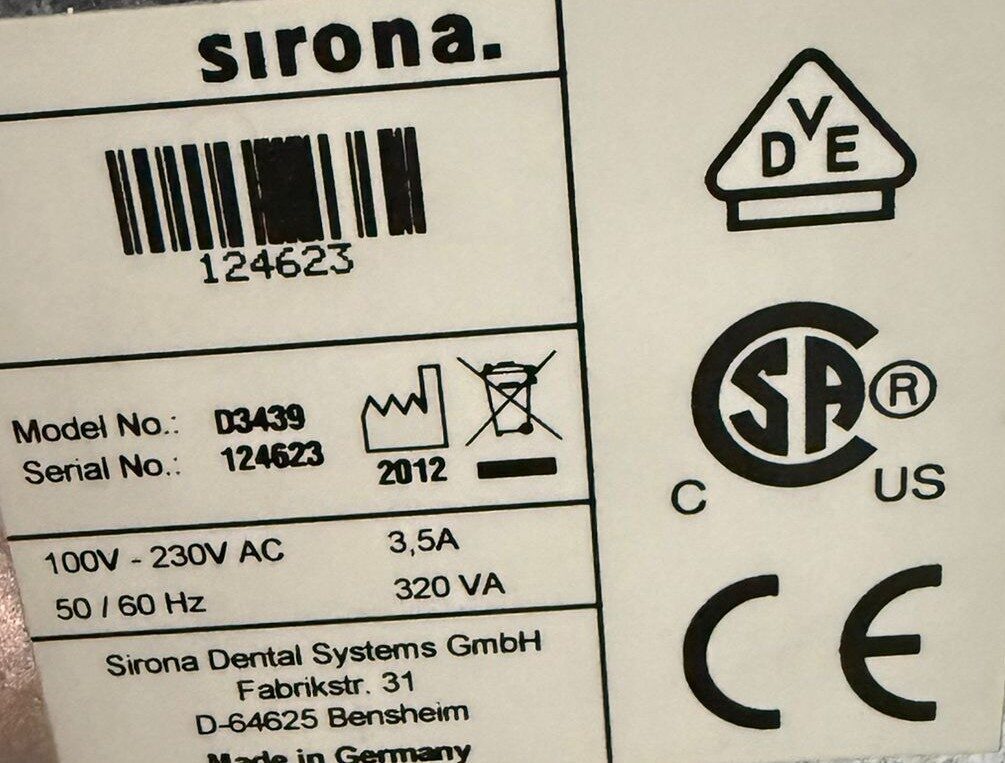 Sirona CEREC MC XL Schleifeinheit milling machine Fräse 2012 | 333699 Sirona CEREC MC XL Schleifeinheit milling machine Fräse 2012 | 333699