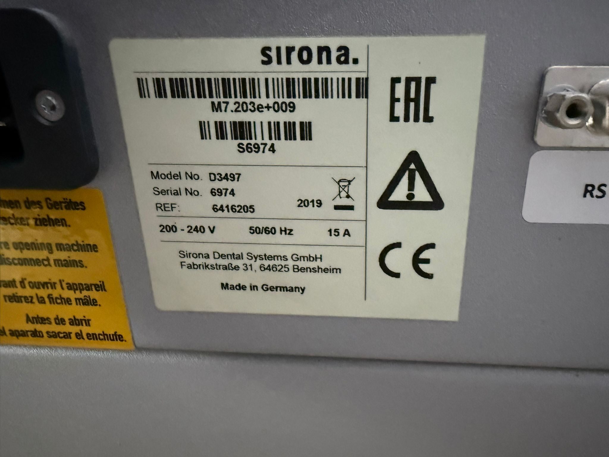 Dentsply Sirona inFire HTC speed Sinterofen D3497 / Argon Anschluss / BJ 2019 | 333705 Dentsply Sirona inFire HTC speed Sinterofen D3497 / Argon Anschluss / BJ 2019 | 333705