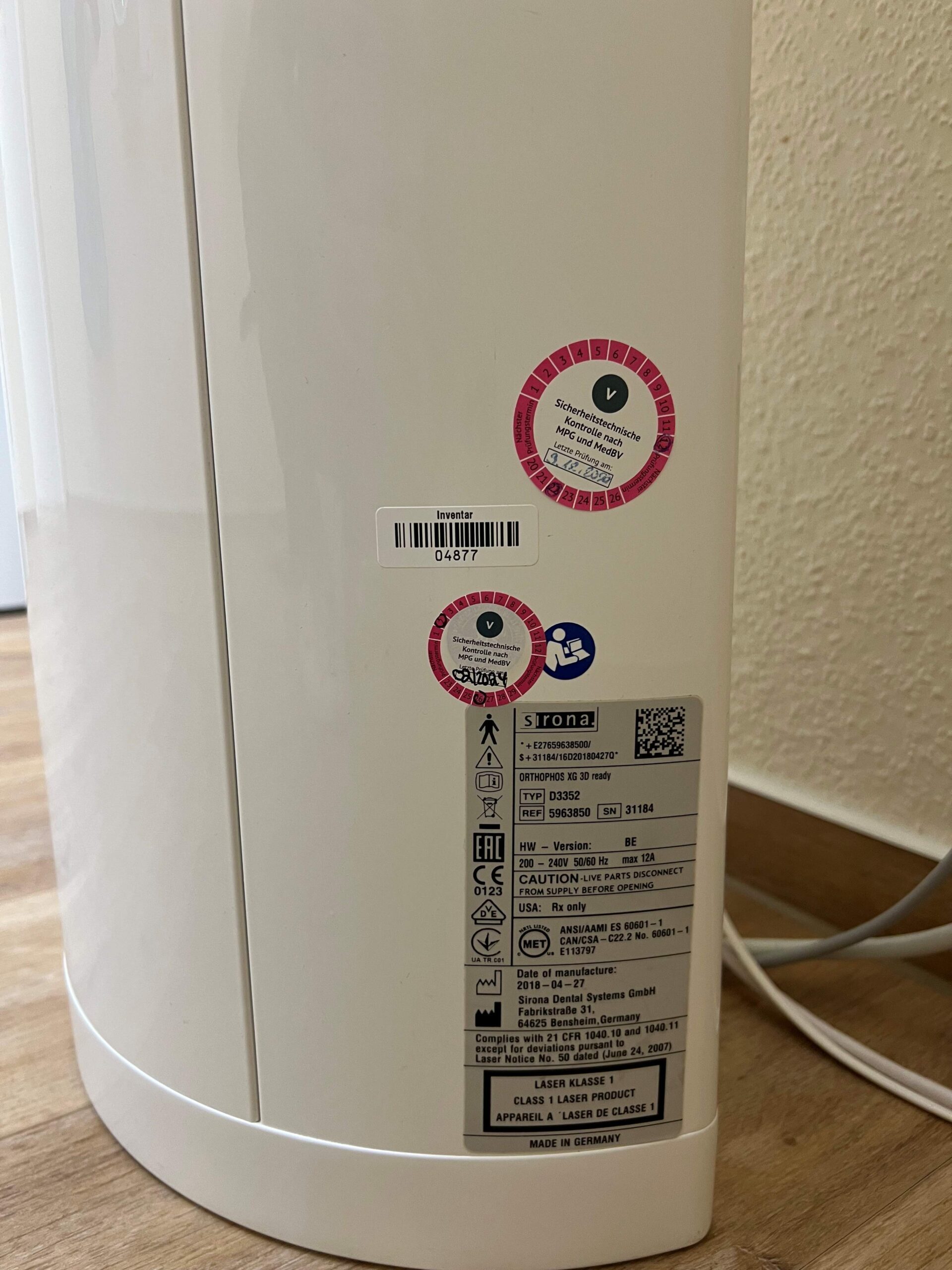 OPG-Röntgengerät Orthophos XG 3D ready – Baujahr 2018 – sehr gepflegt | 334128 OPG-Röntgengerät Orthophos XG 3D ready – Baujahr 2018 – sehr gepflegt | 334128