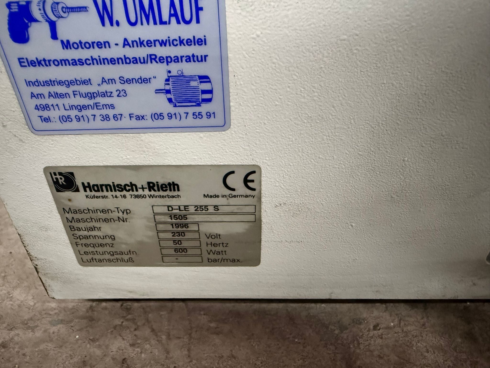 Harnisch und Rieth D-LE 255 S Labor Absaugung | 333787 Harnisch und Rieth D-LE 255 S Labor Absaugung | 333787