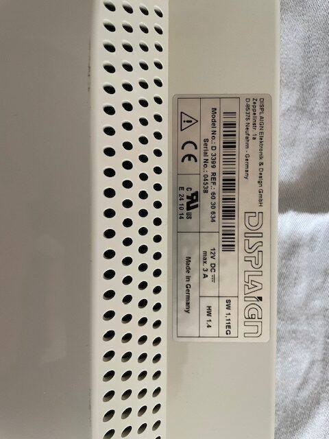 Monitor (defekt ) für Sirona M1+ Behandlungseinheit an Bastler | 333886 Monitor (defekt ) für Sirona M1+ Behandlungseinheit an Bastler | 333886