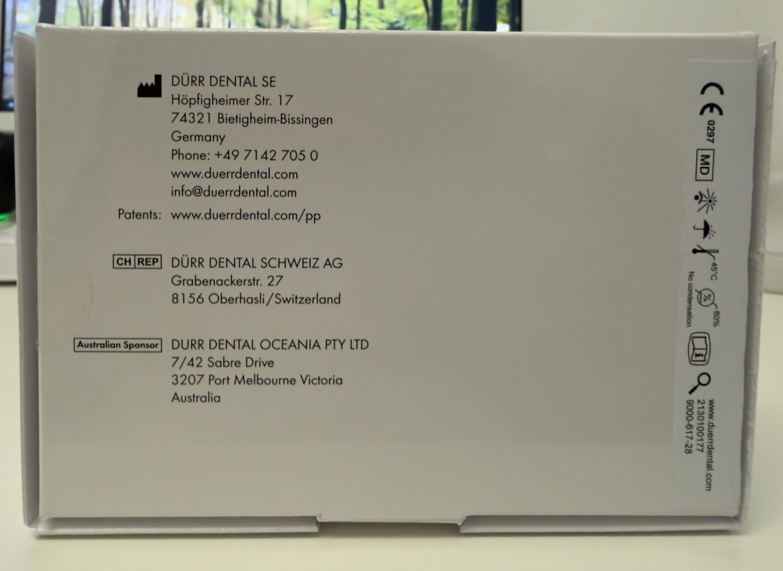 Dürr Dental VistaScan IQ S2 Speicherfolien 4Stk *neu* | 334439 Dürr Dental VistaScan IQ S2 Speicherfolien 4Stk *neu* | 334439