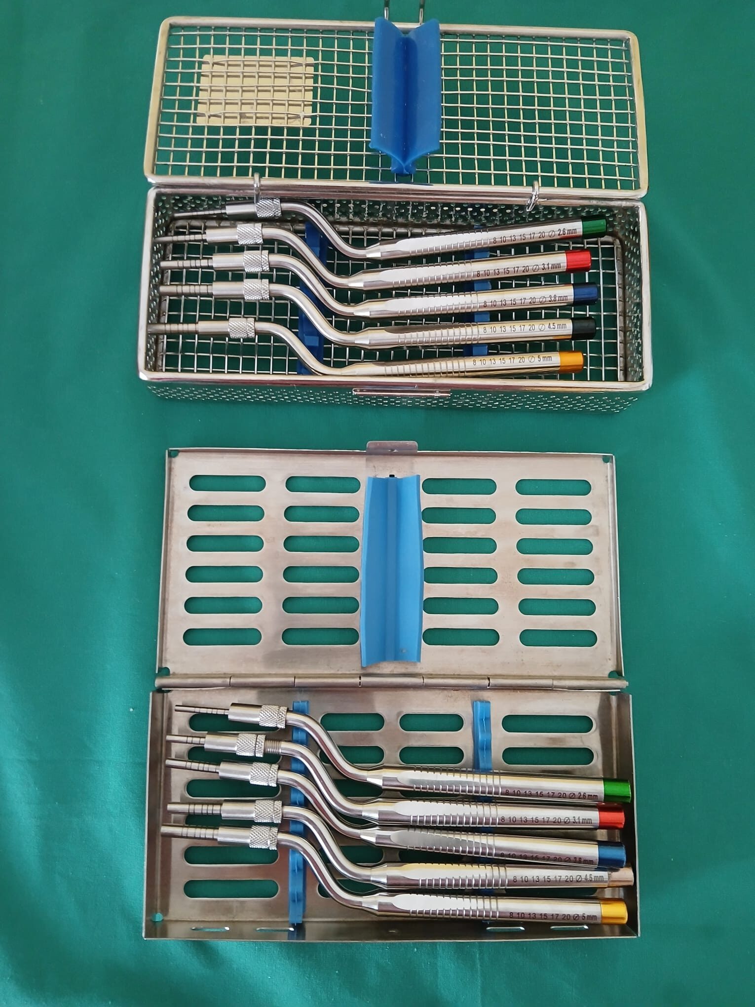 1 Satz Osteotome zur Verdichtung und ein Satz Instrumente zum internen Sinuslift Hersteller Natra | 333457 1 Satz Osteotome zur Verdichtung und ein Satz Instrumente zum internen Sinuslift Hersteller Natra | 333457