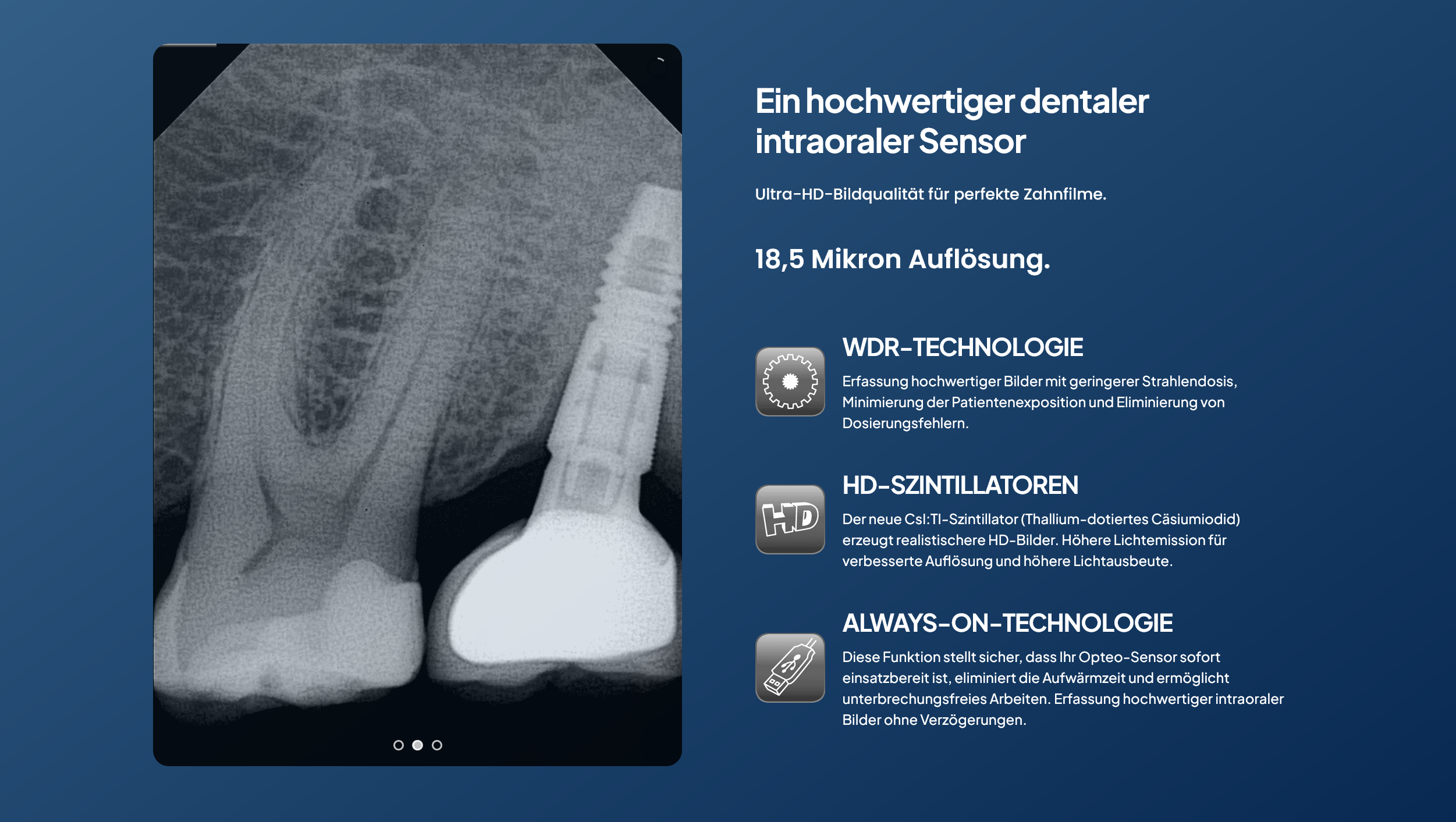 Owandy Opteo Digitaler Röntgensensor  von Größe #1 22 x 30  oder #1.5 24 x 33 mm oder #2 26 x 35 über Twain für Sidexis, Dürr,  Kavo Cliniview DTX  usw | 333853