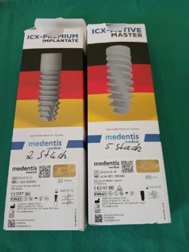 ICX medentis Implantate und Hilfsteile neu zu 50% des Neupreises ICX medentis Implantate und Hilfsteile neu zu 50% des Neupreises