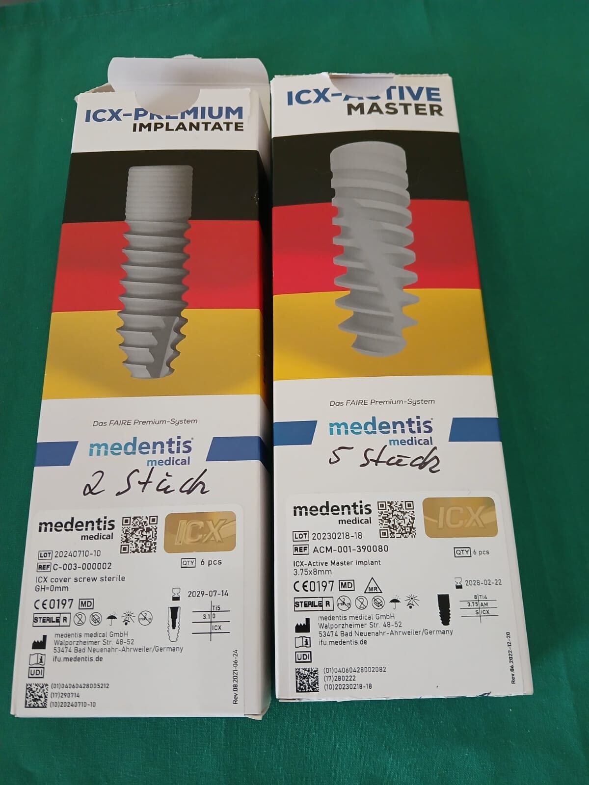 ICX medentis Implantate und Hilfsteile neu zu 50% des Neupreises | 333451 ICX medentis Implantate und Hilfsteile neu zu 50% des Neupreises | 333451