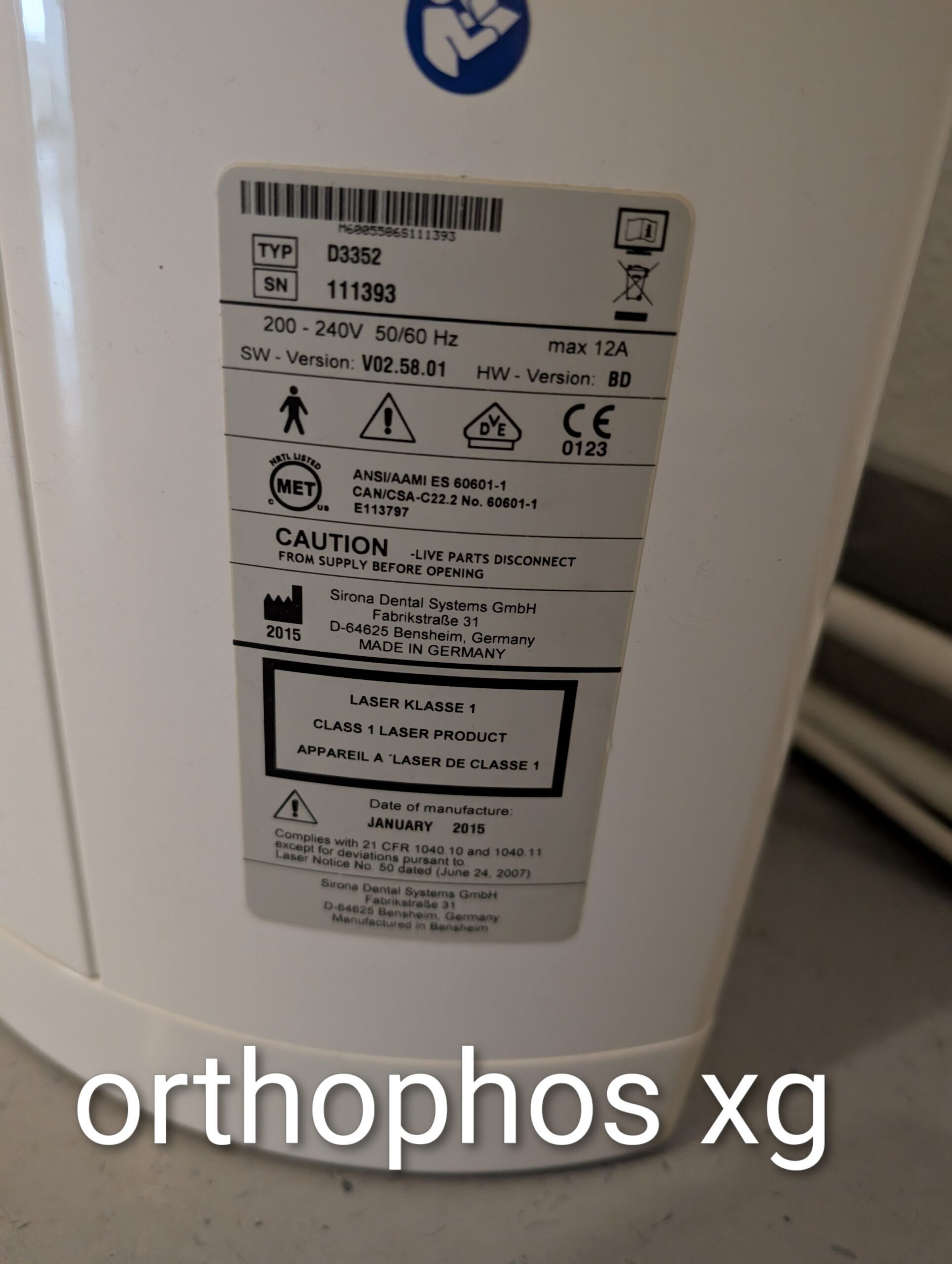 Orthophos XG | 335187