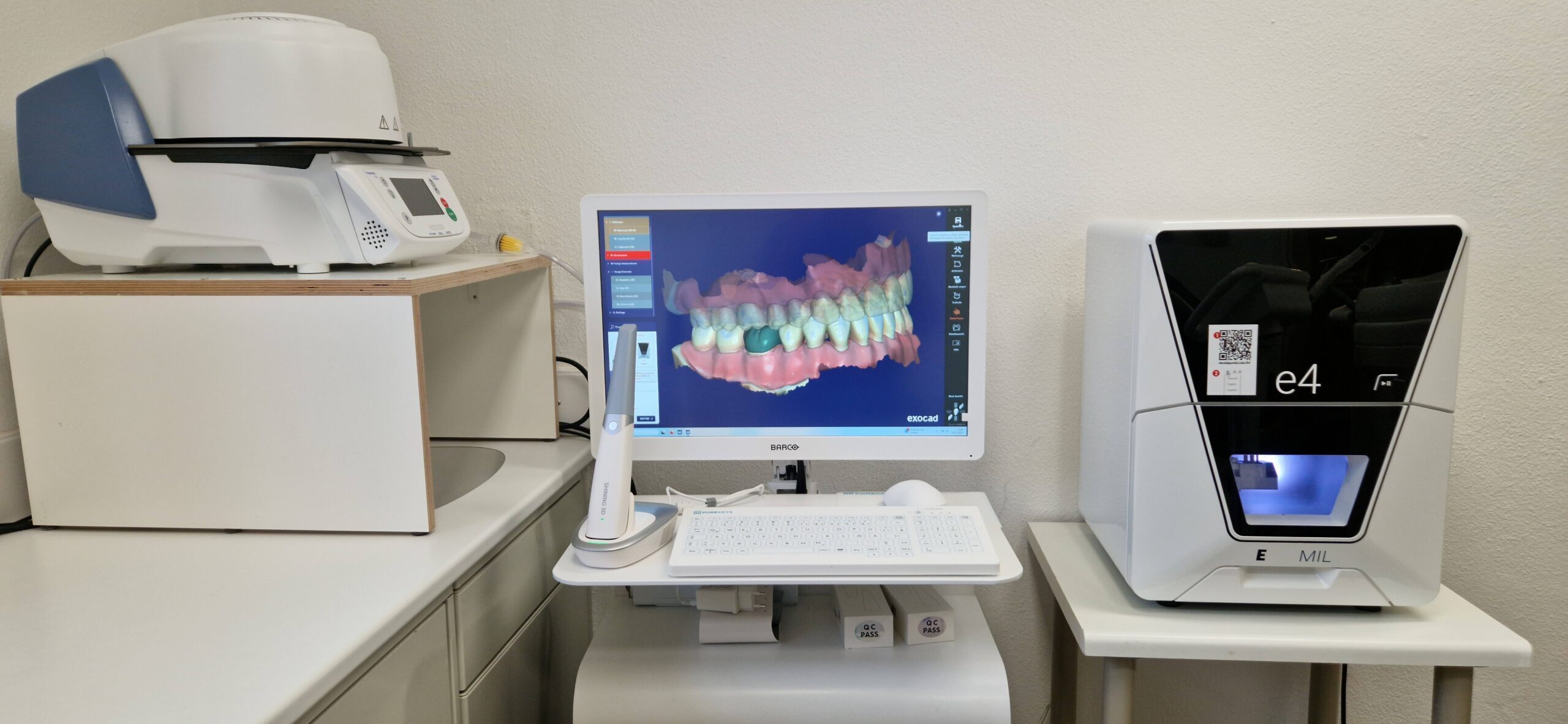 CAD/CAM Komplettpaket SHINING Scanner / VHF 4 Achs-Fräse / Chairside Kit | 335567